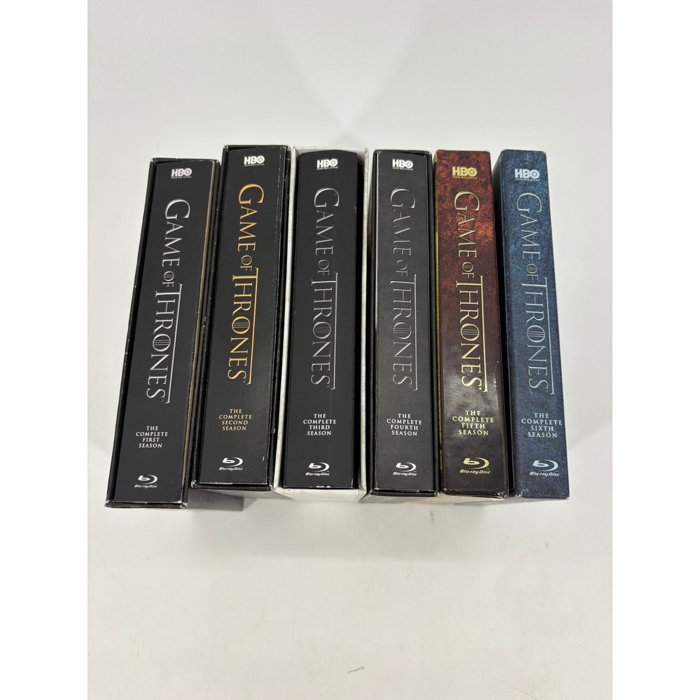 HBO Game of Thrones Blu-ray Seasons 1-6 Box Set Collection Bundle